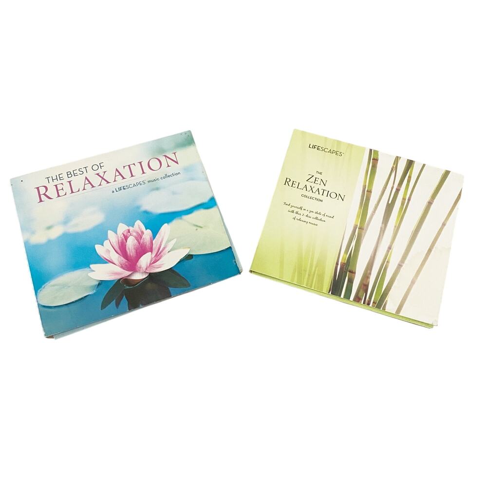 LIFESCAPES The Best Of Relaxation & Zen Relaxation Collection CD Lot